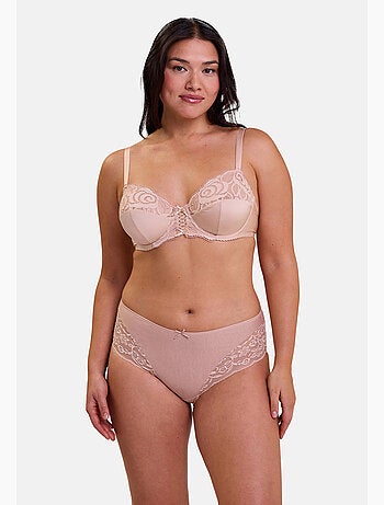 Lot de deux culottes duo douceur coton sans complexe lingerie