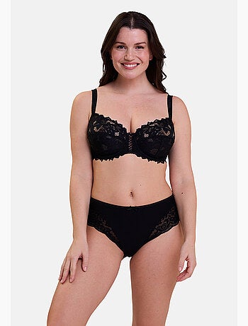 Lot de deux culottes duo douceur coton sans complexe lingerie