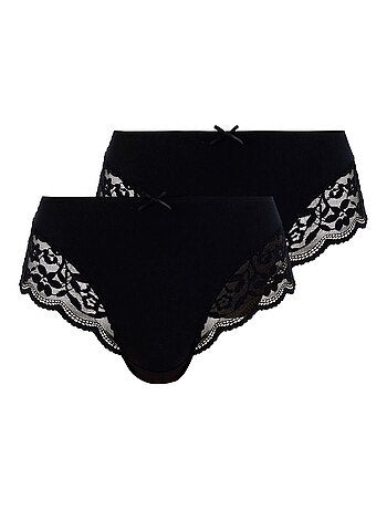 Lot de deux culottes Duo Douceur Coton Sans Complexe