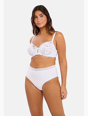 Lot de deux culottes invisible coton sans complexe