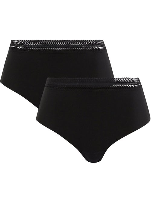 Lot de deux culottes invisible coton sans complexe lingerie - Kiabi Lot de deux culottes invisible coton sans complexe lingerie - Kiabi