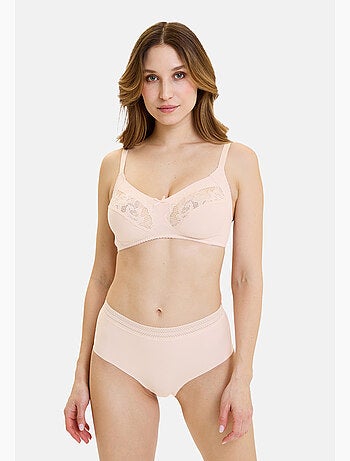 Lot de deux culottes invisible coton sans complexe lingerie