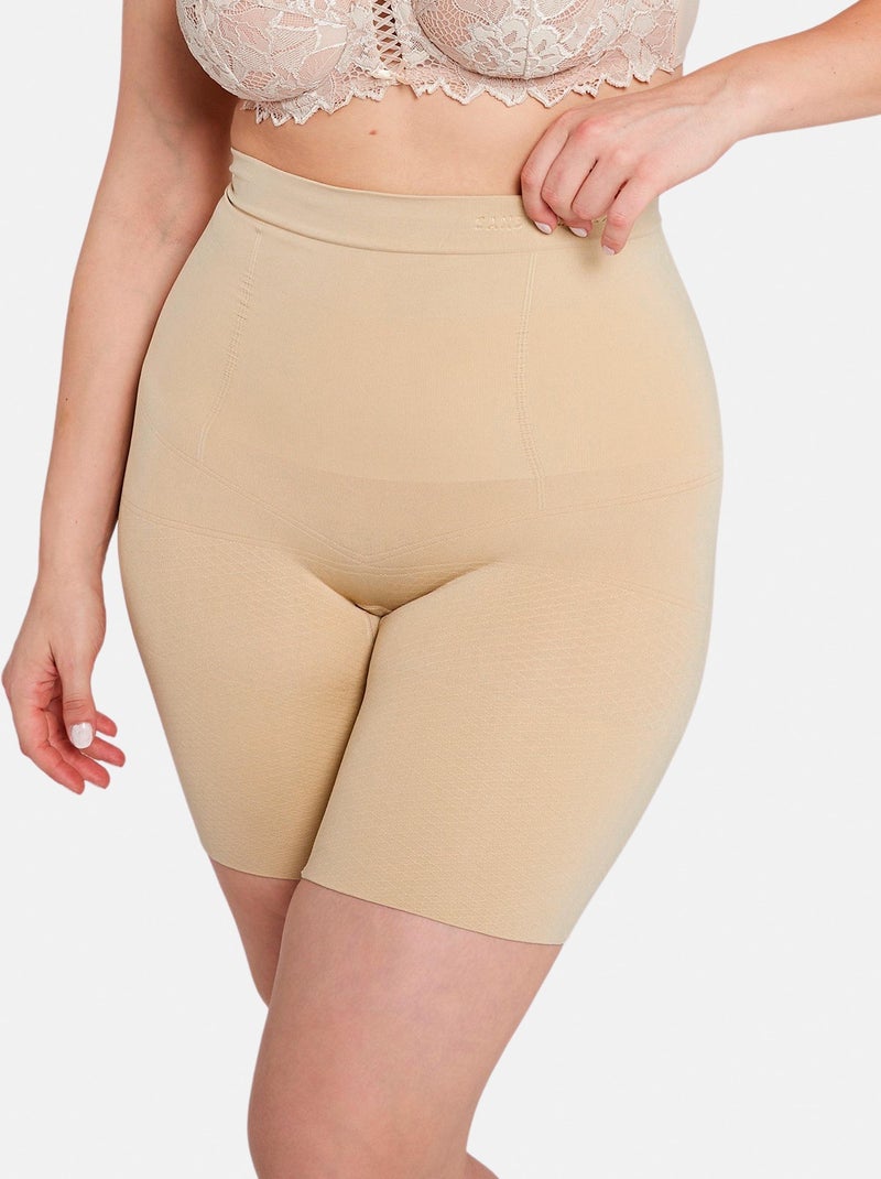 Lot De Deux Panty Slimmers Sans Complexe Beige/Noir - Kiabi