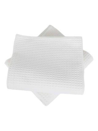 Lot de deux serviettes coton 57 fils nid d'abeille WEEK END