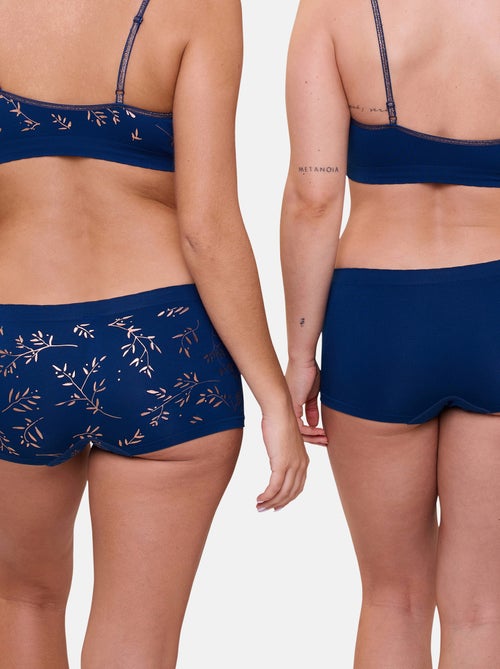 Lot de deux shorties Zen Anniversaire Billet Doux - Kiabi
