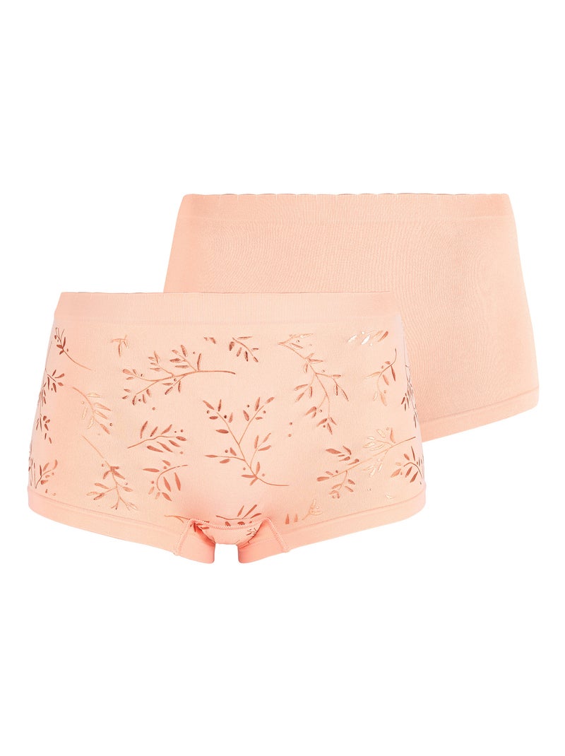 Lot de deux shorties Zen Anniversaire Billet Doux Rose pâle - Kiabi