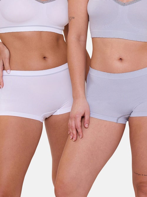 Lot de deux shorties Zen Attitude Billet Doux - Kiabi