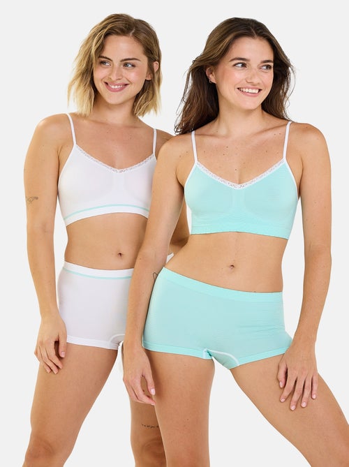 Lot de deux shorties Zen Attitude Billet Doux - Kiabi