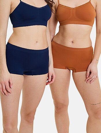 Lot de deux shorties Zen Attitude Billet Doux