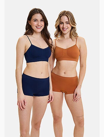 Lot de deux shorties zen attitude billet doux