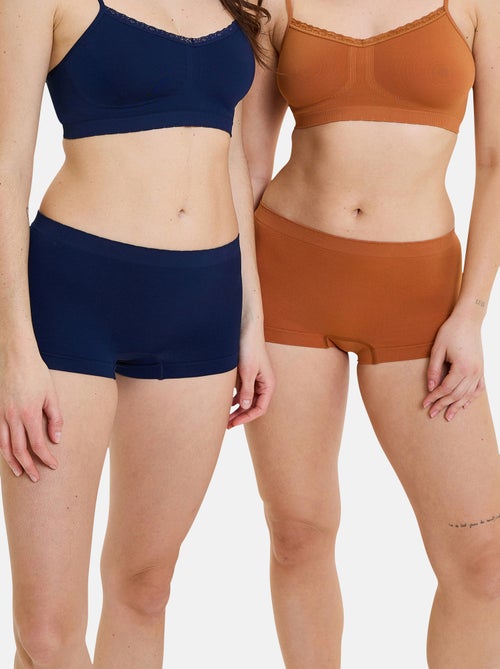 Lot de deux shorties Zen Attitude Billet Doux - Kiabi