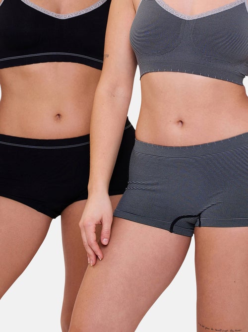 Lot de deux shorties Zen Attitude Billet Doux - Kiabi