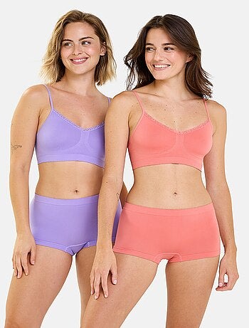 Lot de deux shorties Zen Attitude Billet Doux