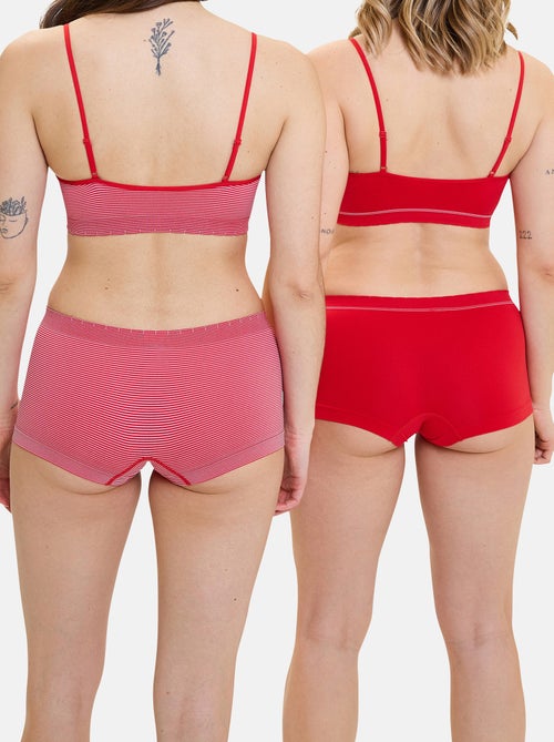 Lot de deux shorties Zen Attitude Billet Doux - Kiabi