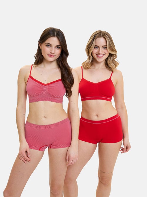 Lot de deux shorties Zen Attitude Billet Doux - Kiabi