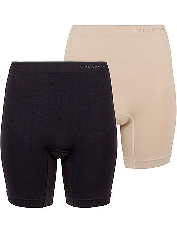 Lot de deux shorts anti-frottement slimmers sans complexe lingerie