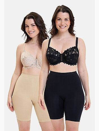 Lot de deux shorts anti-frottement slimmers sans complexe lingerie
