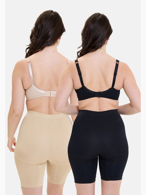 Lot de deux shorts anti-frottement slimmers sans complexe lingerie - Kiabi