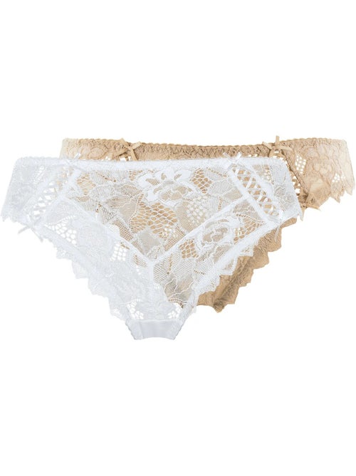 Lot de deux slips arum sans complexe - Kiabi