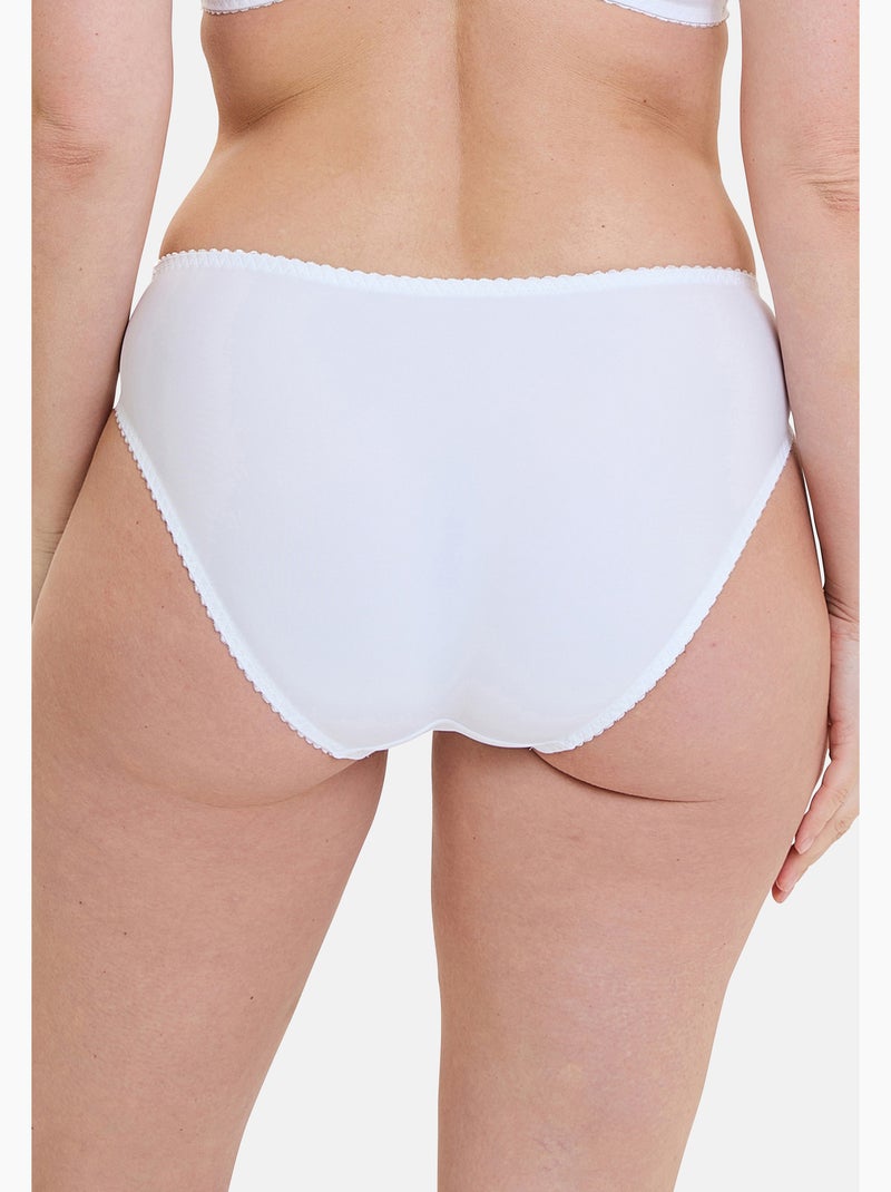 Lot de deux slips arum sans complexe Beige/Blanc - Kiabi