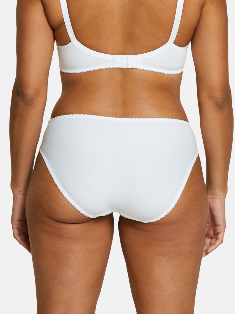 Lot De Deux Slips Arum Sans Complexe Blanc Noir - Kiabi