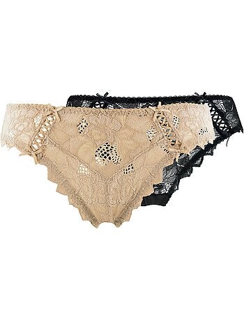 Lot de deux slips arum sans complexe lingerie