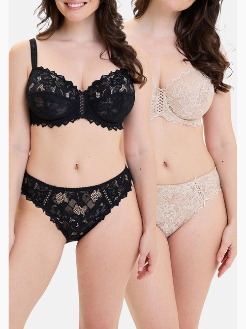 Lot de deux slips arum sans complexe lingerie - Kiabi