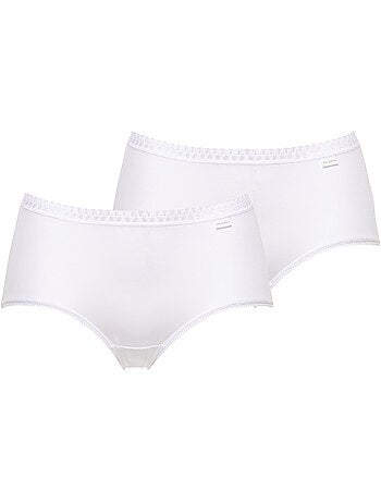 Lot de deux slips classique coton b sans complexe lingerie