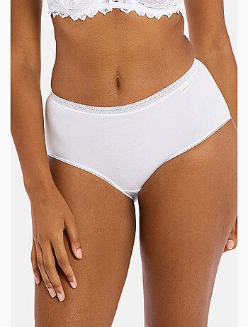Lot de deux slips classique coton b sans complexe lingerie