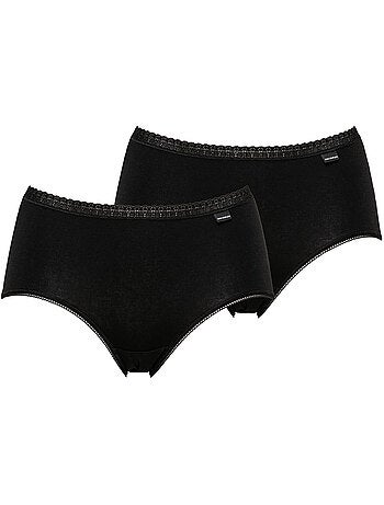Lot de deux slips classique coton b sans complexe lingerie