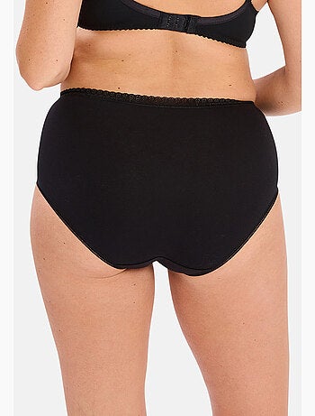 Lot de deux slips classique coton b sans complexe lingerie