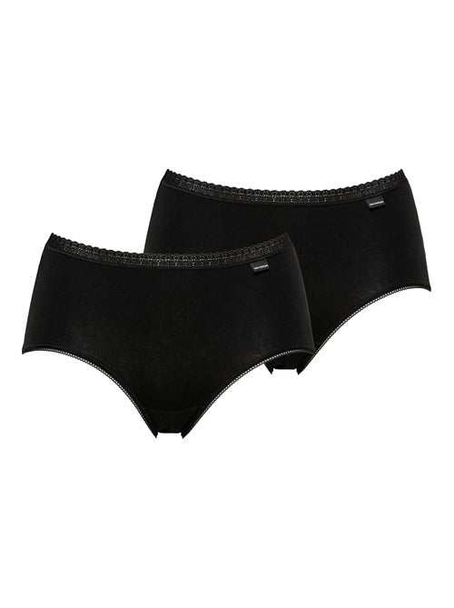 Lot de deux slips Classique Coton B Sans Complexe - Kiabi Lot de deux slips Classique Coton B Sans Complexe - Kiabi