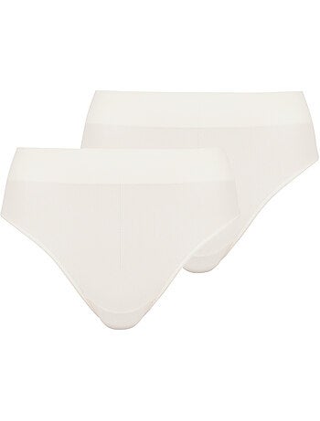 Lot de deux slips essentiel confort sans complexe lingerie