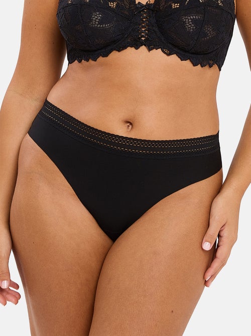 Lot de deux slips Invisible Coton Sans Complexe - Kiabi