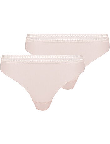 Lot de deux slips Invisible Coton Sans Complexe