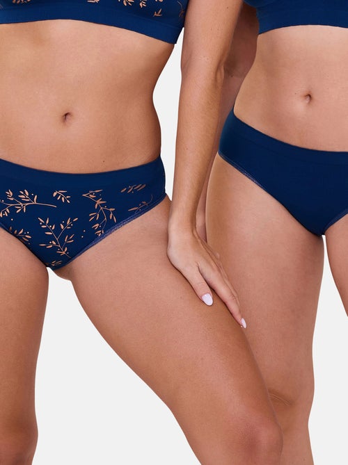 Lot de deux slips Zen Anniversaire Billet Doux - Kiabi