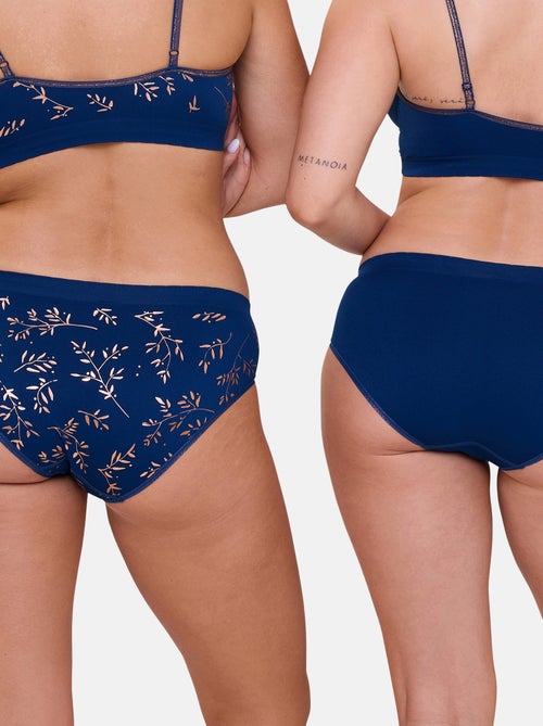 Lot de deux slips Zen Anniversaire Billet Doux - Kiabi