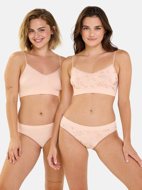 Lot de deux slips Zen Anniversaire Billet Doux - Kiabi