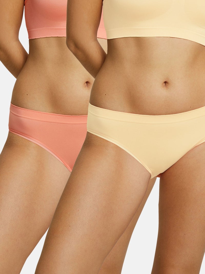 Lot de deux slips Zen Attitude Billet Doux Banane - Kiabi