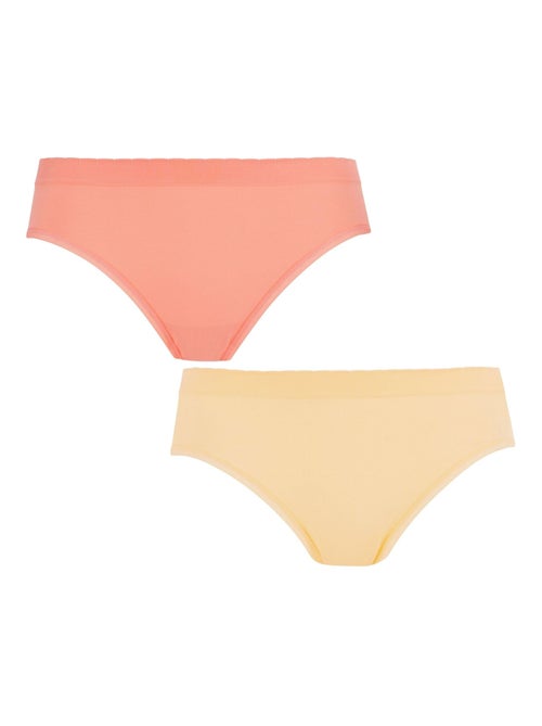 Lot de deux slips Zen Attitude Billet Doux - Kiabi