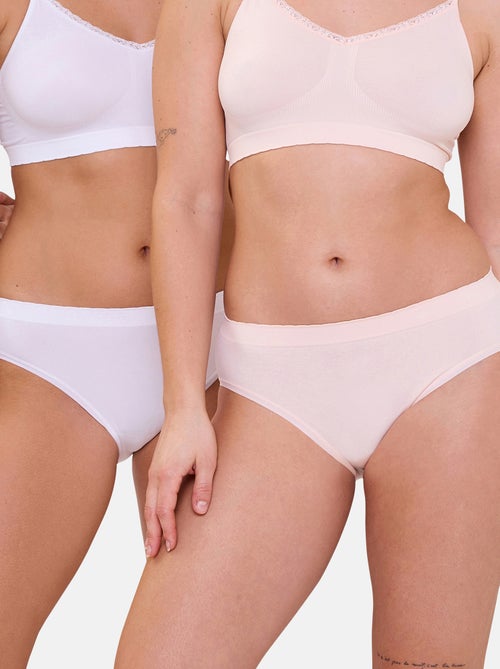 Lot de deux slips Zen Attitude Billet Doux - Kiabi