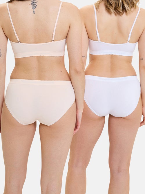 Lot de deux slips Zen Attitude Billet Doux - Kiabi