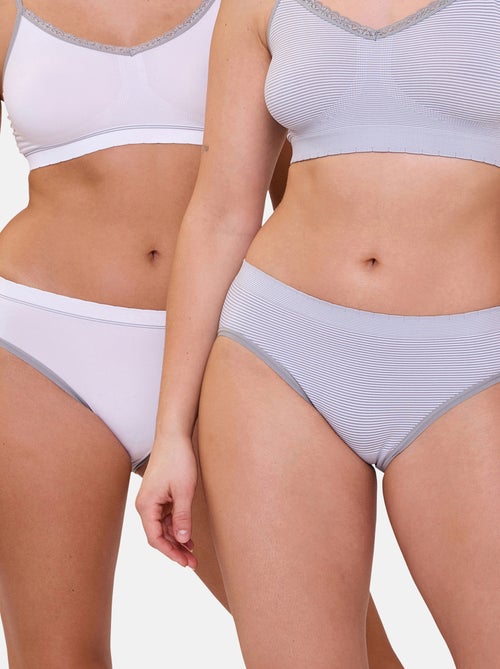 Lot de deux slips Zen Attitude Billet Doux - Kiabi
