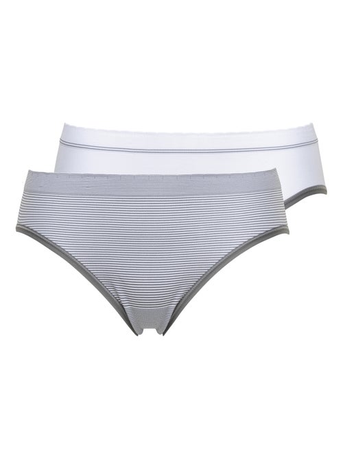 Lot de deux slips Zen Attitude Billet Doux - Kiabi