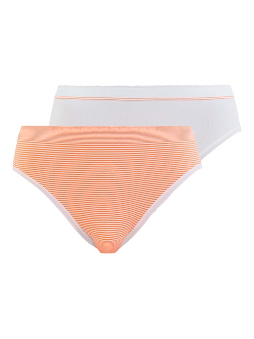 Lot de deux slips Zen Attitude Billet Doux - Kiabi Lot de deux slips Zen Attitude Billet Doux - Kiabi