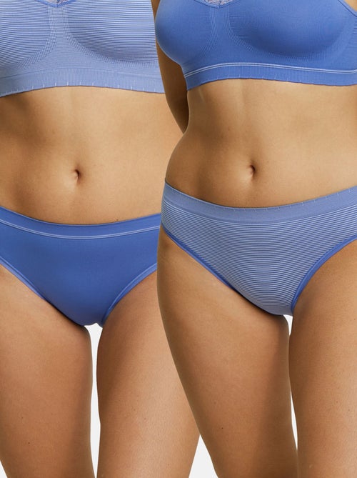 Lot de deux slips Zen Attitude Billet Doux - Kiabi