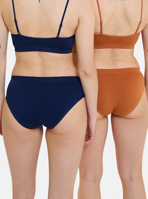 Lot de deux slips Zen Attitude Billet Doux - Kiabi Lot de deux slips Zen Attitude Billet Doux - Kiabi