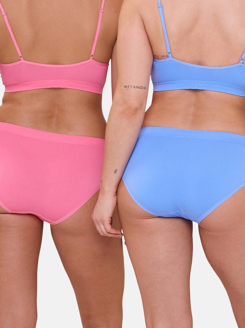 Lot de deux slips Zen Attitude Billet Doux - Kiabi Lot de deux slips Zen Attitude Billet Doux - Kiabi