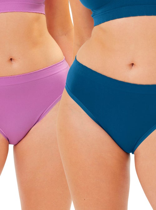 Lot de deux slips Zen Attitude Billet Doux - Kiabi