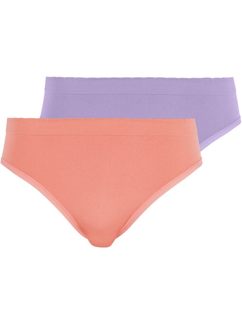 Lot de deux slips Zen Attitude Billet Doux - Kiabi